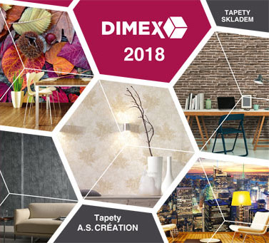 Skladový katalóg tapiet Dimex 2018